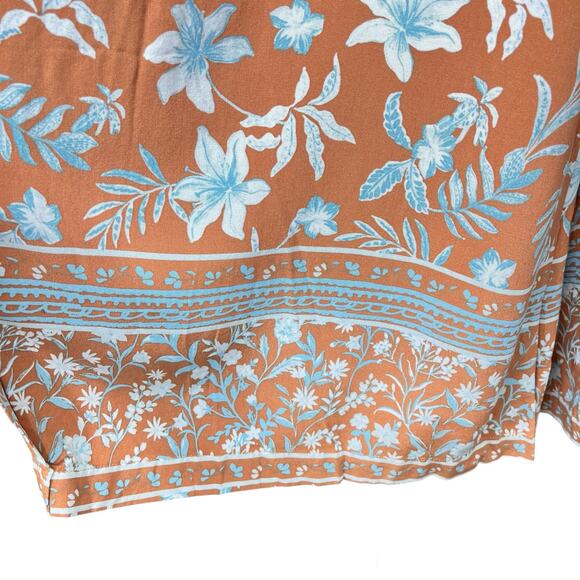 AaKaa Floral Wide Leg Palazzo Pants Size S - Picture 10 of 10